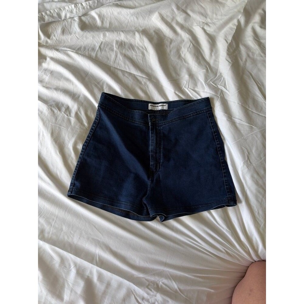 American Apparel High-Waisted Denim Shorts